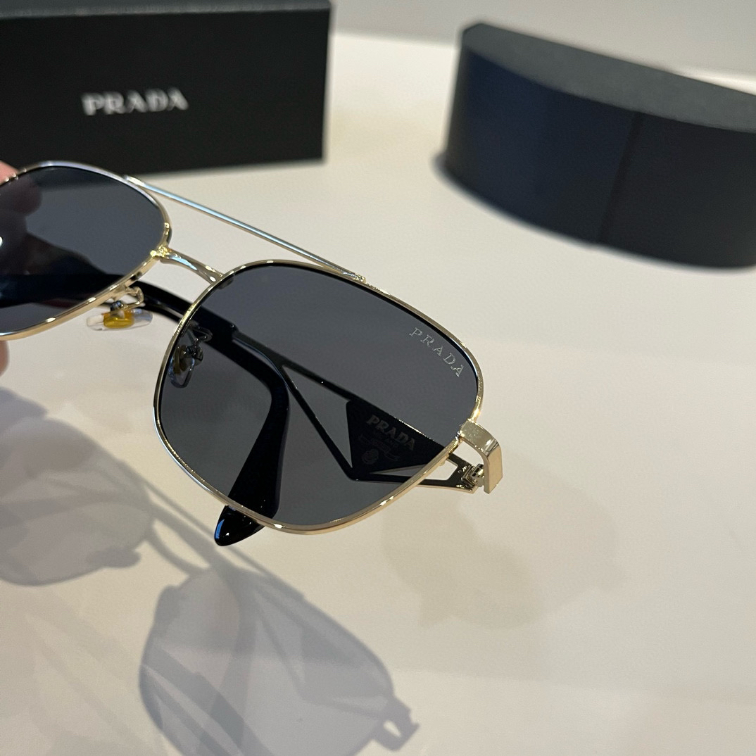 Prada round frame sunglasses