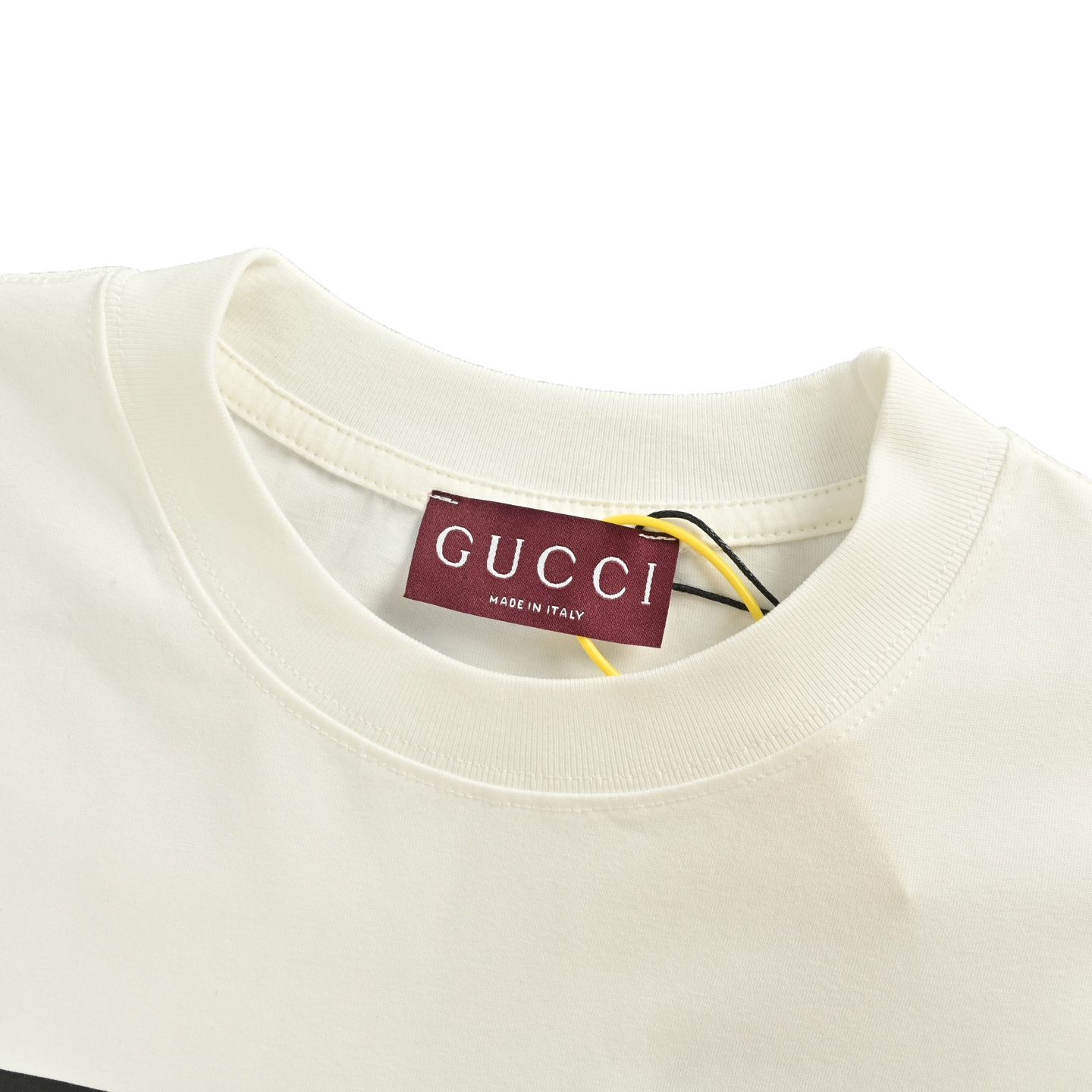 Gucci 25ss striped anchor print short sleeve