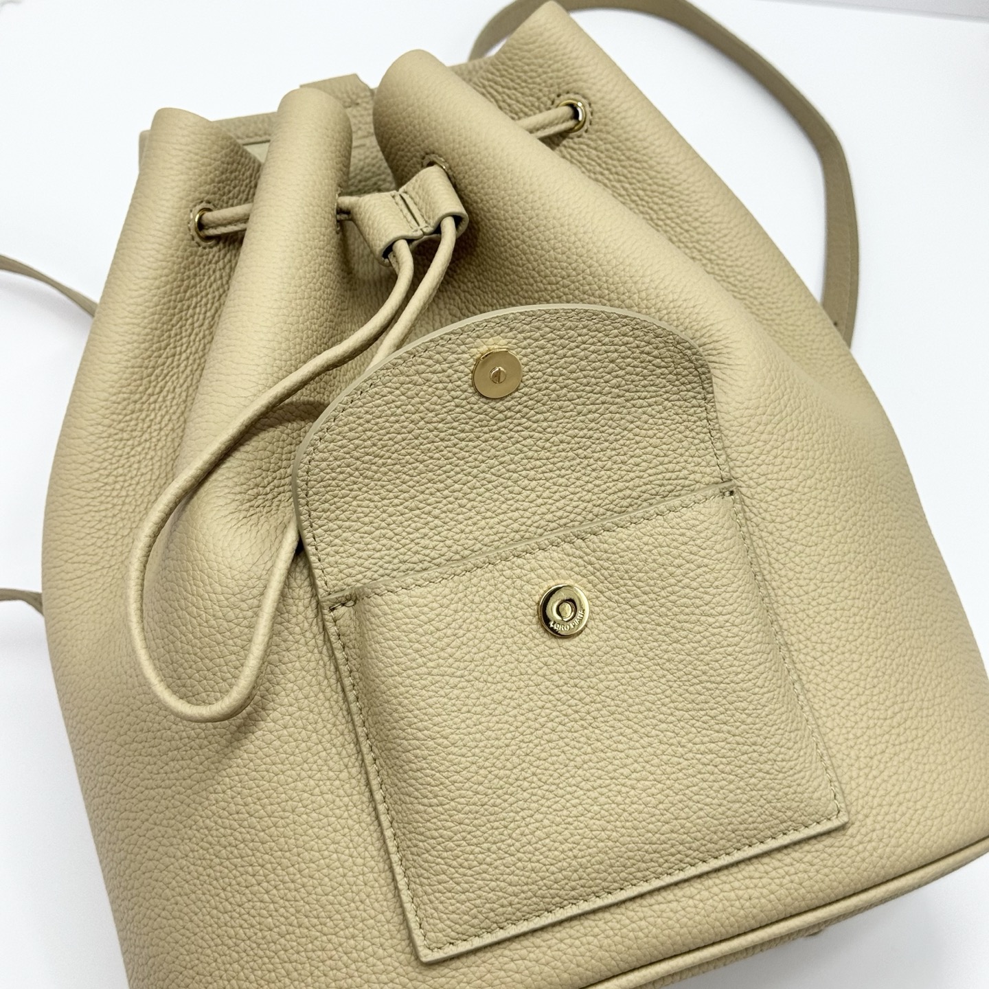 Loro Piana Extra Drawstring Backpack FAP4322