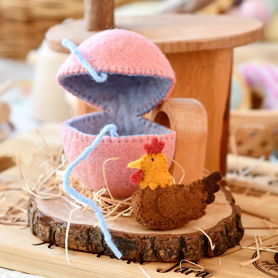 Handmade Felt Surprise Egg with Mini Animal For Easter,Mom's Day🔥Buy 3 Free Shipping