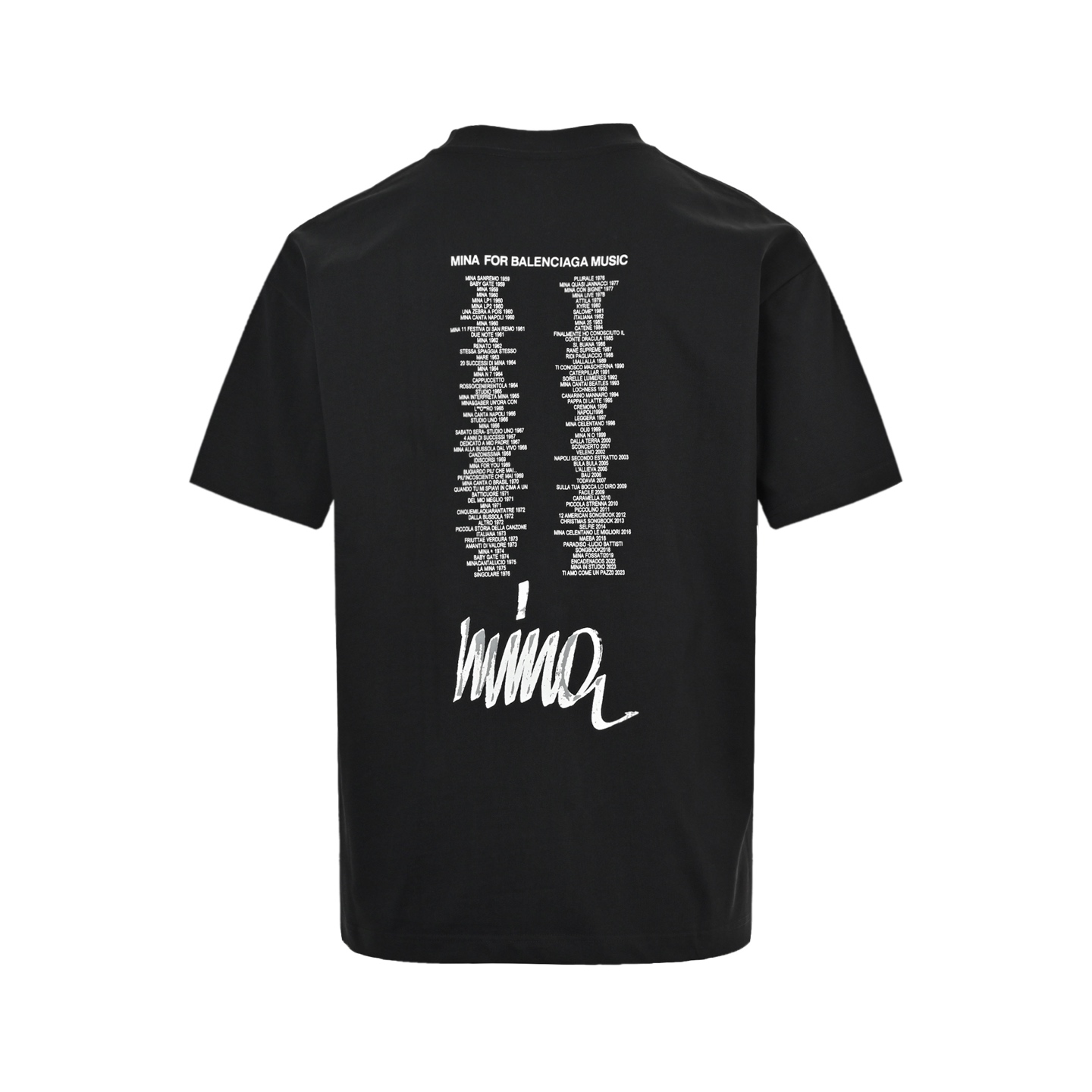 Balenciaga 25ss portrait album print short sleeves