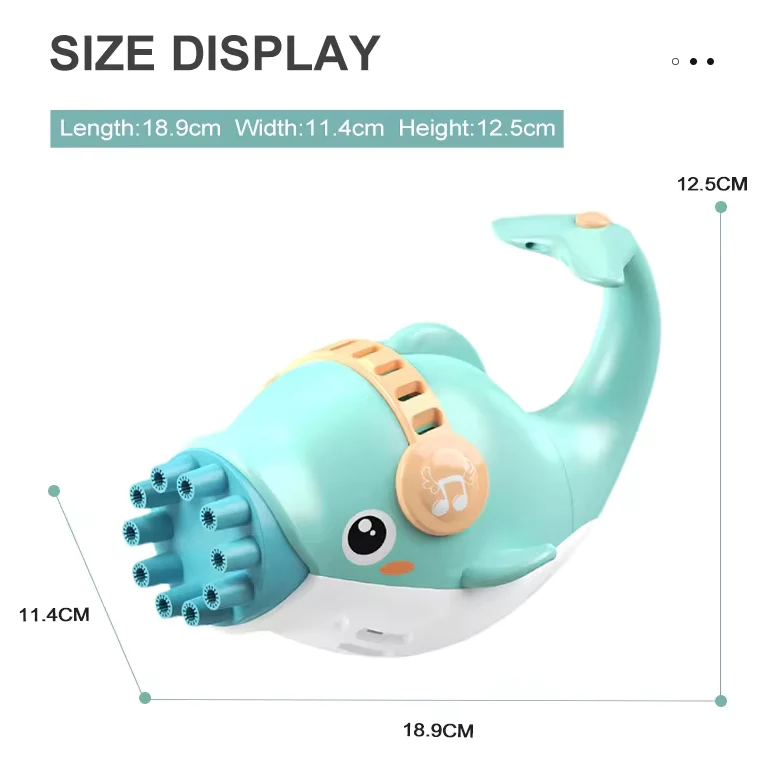 Dolphin Bubble Blaster Gun