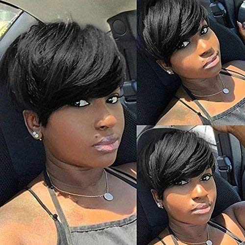 Luna 018 Short Pixie Cut Natural Synthetic Wigs for Women