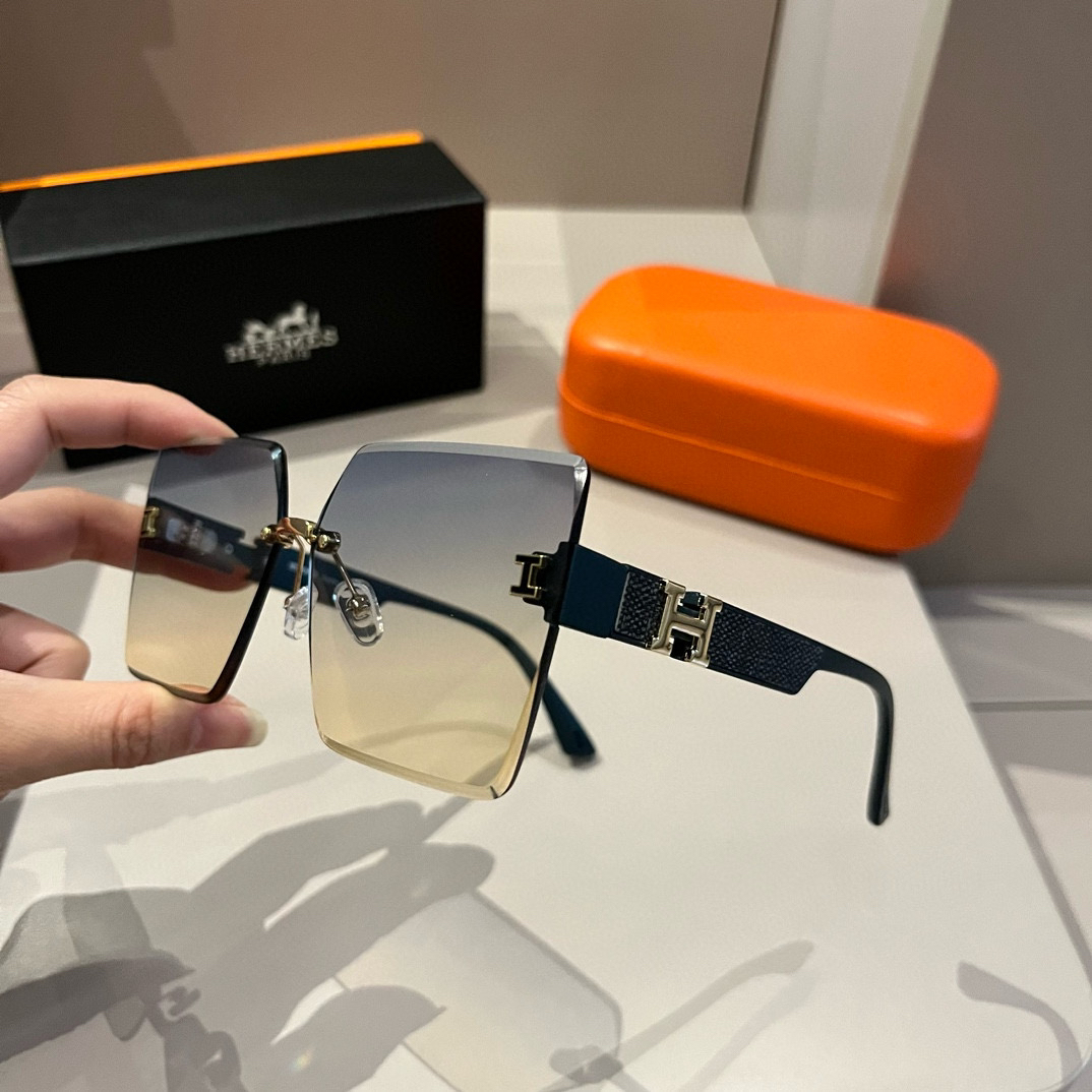 Hermes rimless sunglasses