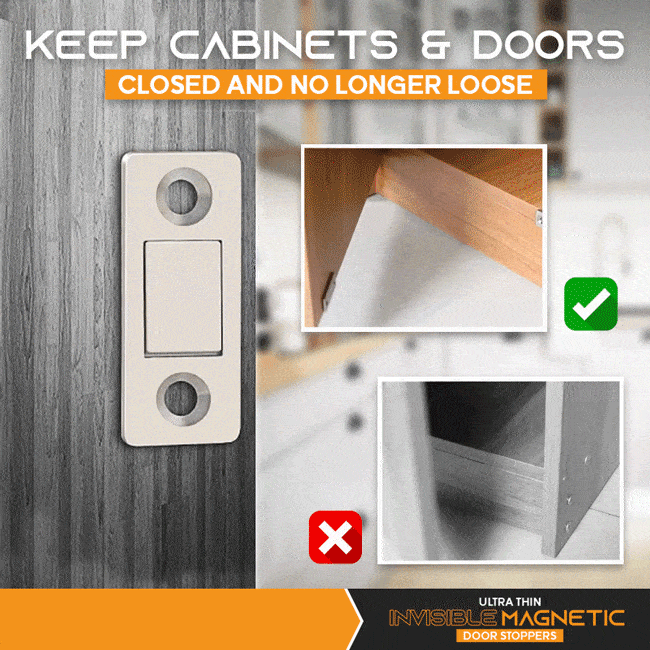 🎉Winter Sale 30% OFF - Ultra-thin Invisible Magnetic Door Stoppers