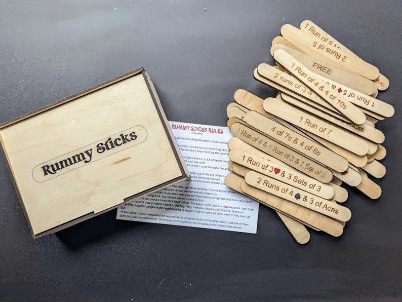 Rummy Sticks Card Game