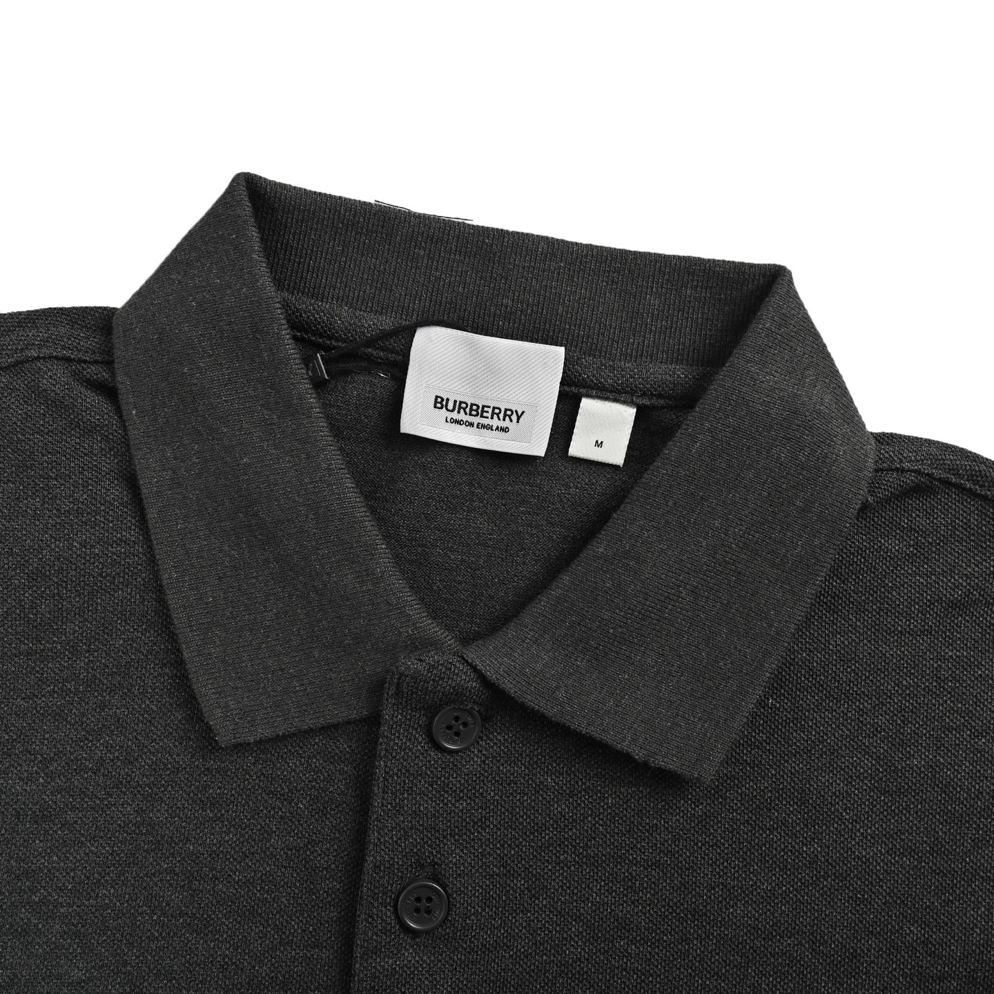 Burberry Polo short sleeves with B logo embroidery on chest