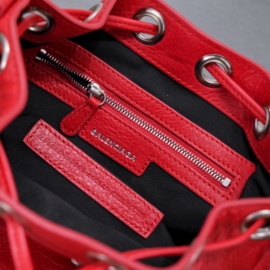 Balenciaga Lecagole Bucket Motorcycle Bag