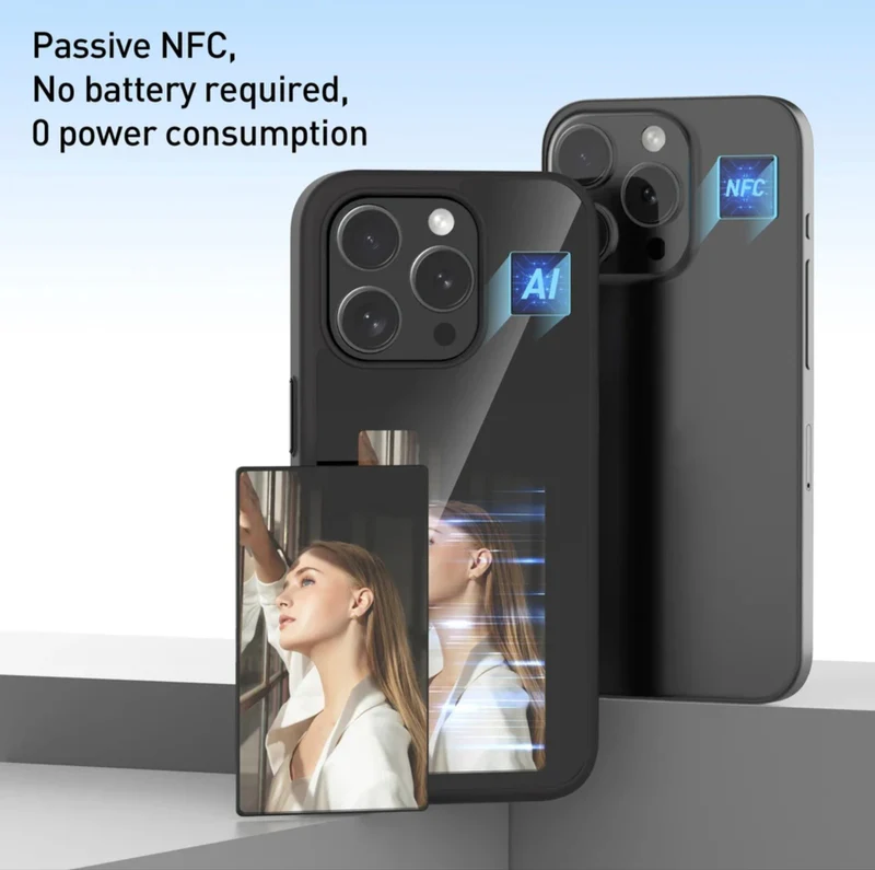 📱📱DIY E-ink screen smart NFC phone case
