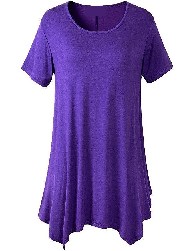 (2024 spring hot sale 50% off Women's）💥 Summer Mid-length Short-sleeved T-shirt Loose Round Neck