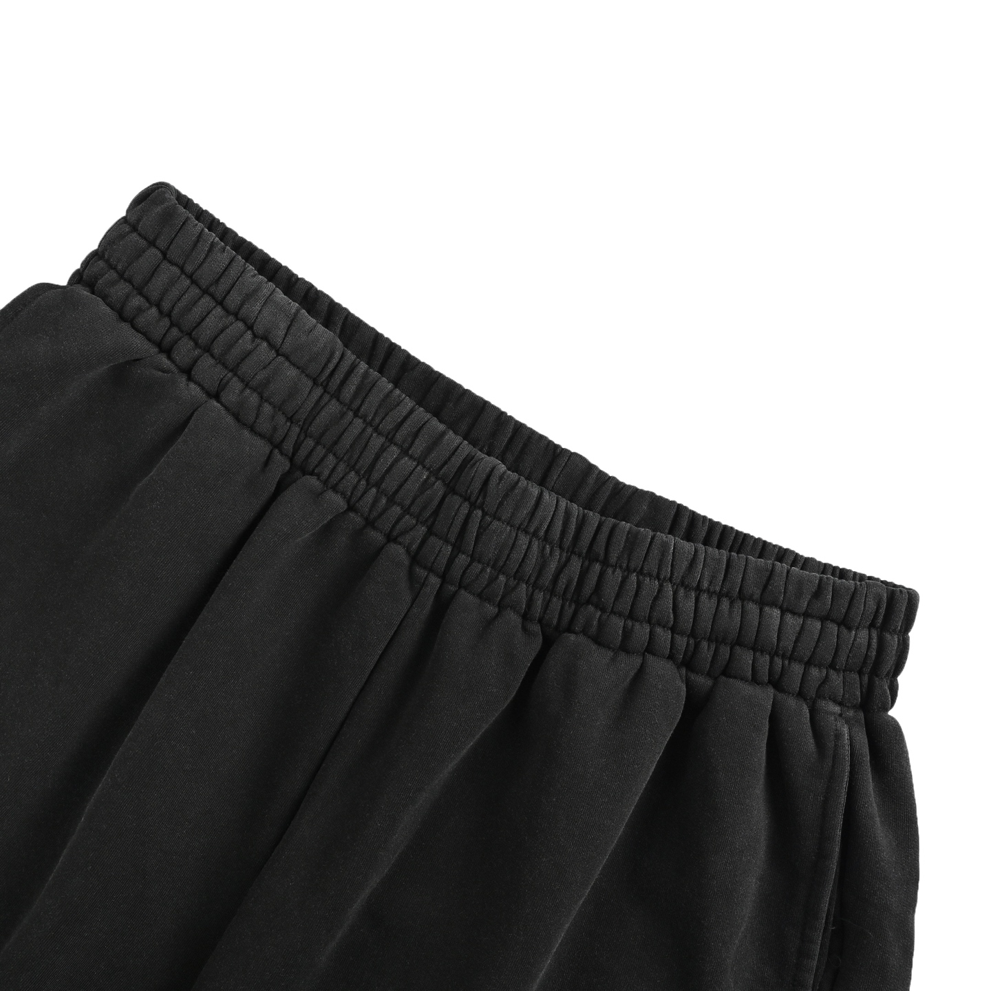 Balenciaga 25ss Tape Logo Embroidered Washed Shorts
