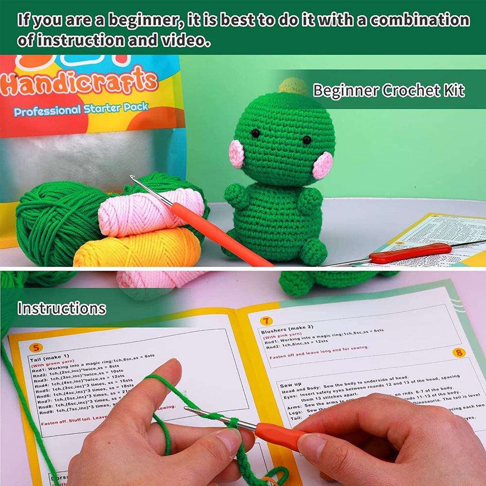 🎄Christmas Special Sale-[SAVE 50% OFF]--2023 New Beginner Crochet Kit--BUY 2 GET FREE SHIPPING NOW!!!