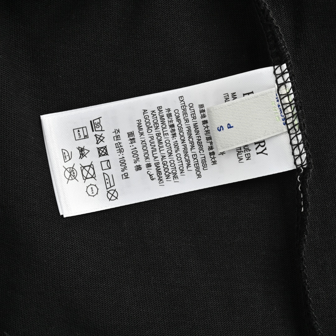 Burberry 24ss shoulder horse print short sleeves