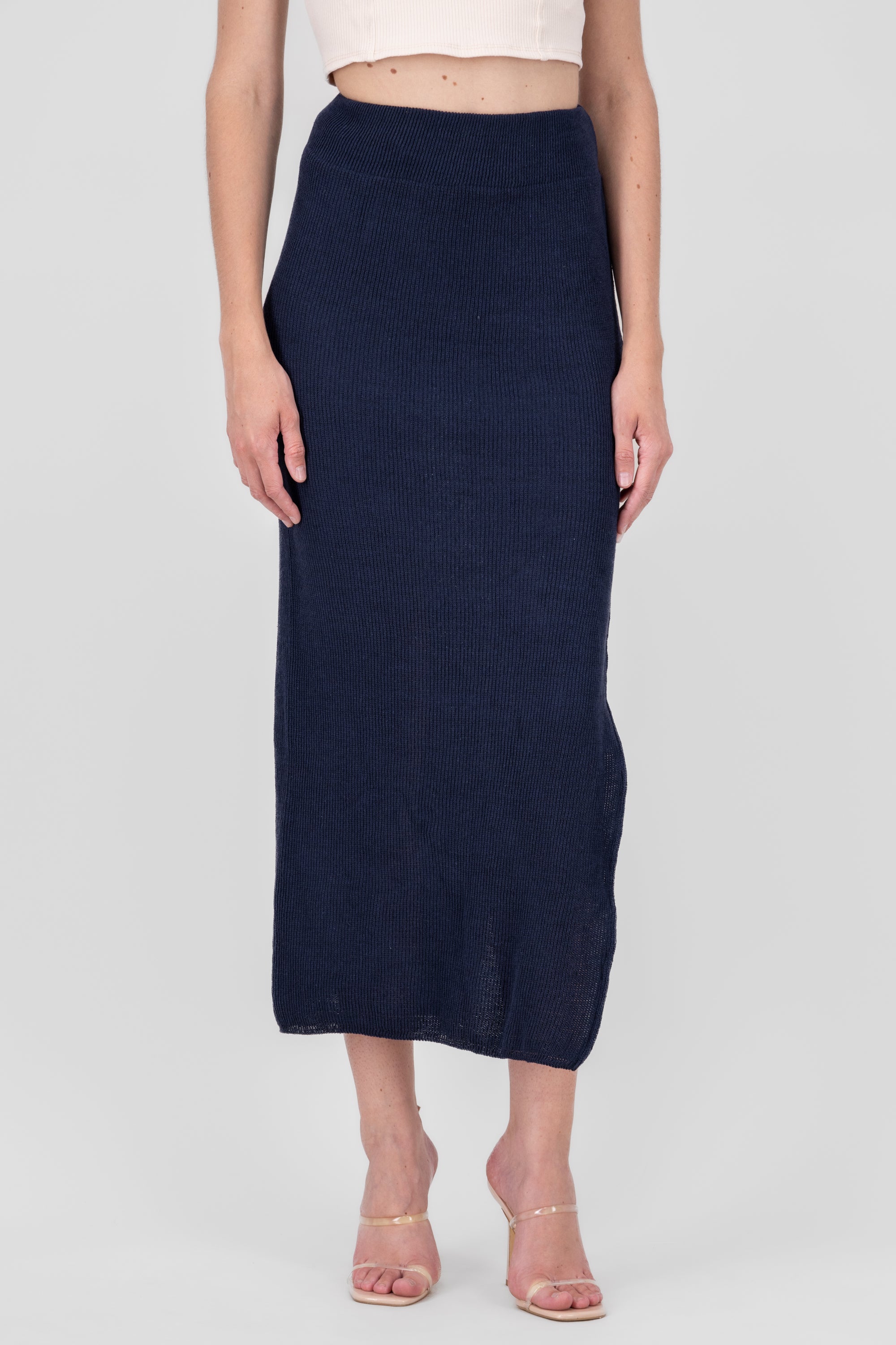 Rib Maxi Skirt