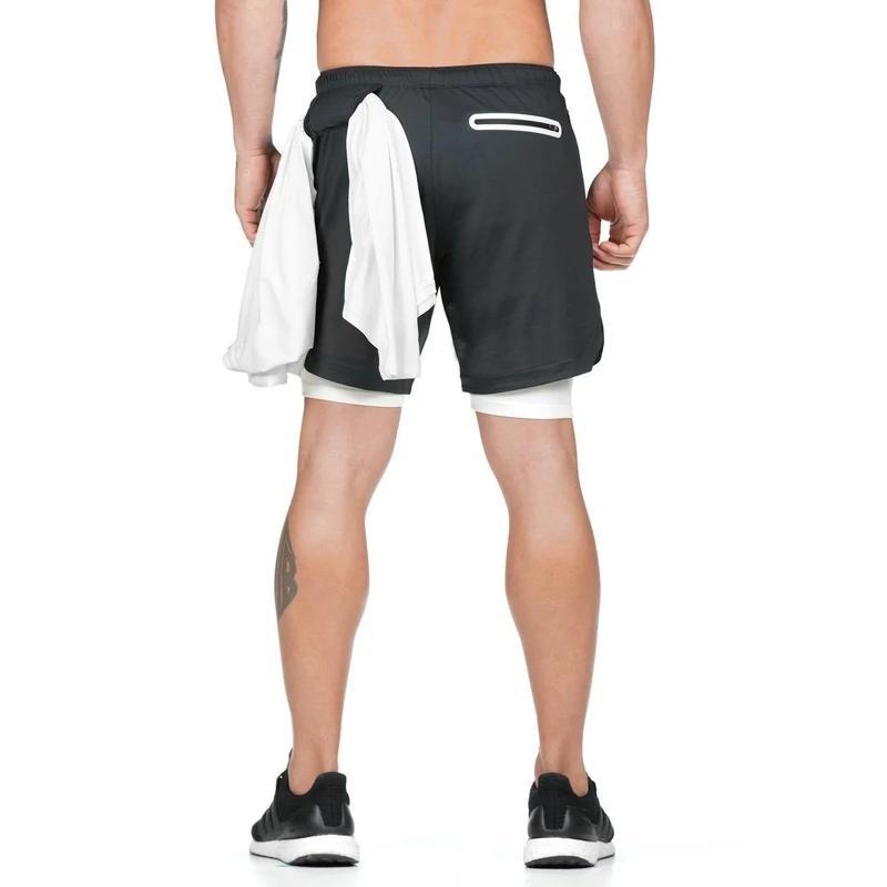 🌊2-in-1 Double-layer Fitness Quick-drying Pants