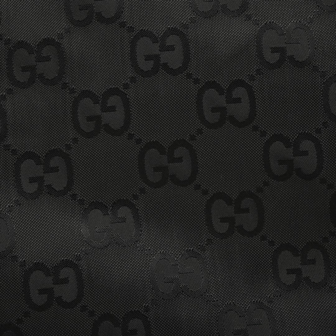 Gucci 24Fw Double G obscure jacquard nylon hooded jacket