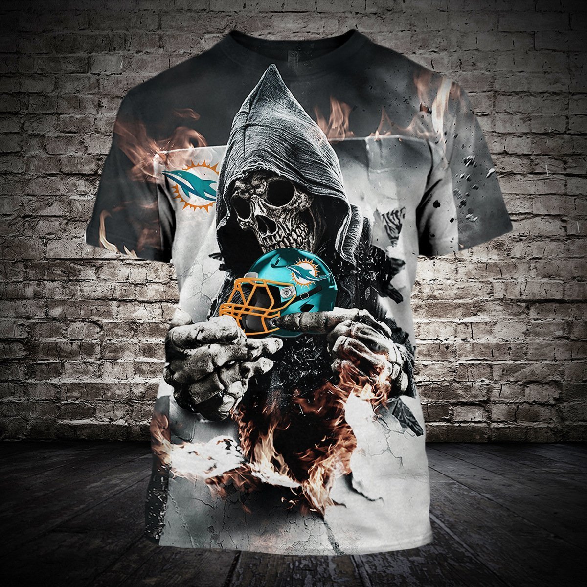 DOLPHINS 3D HOODIE UNIQUE 76