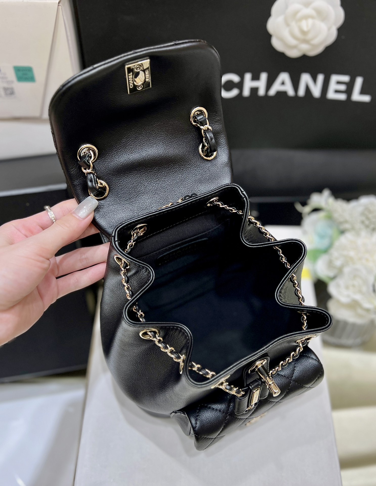 Chanel 24S duma small backpack AS2908