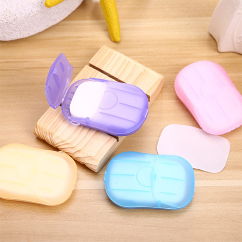 Portable Soluble Disinfectant Soap Paper (20 Sheets)