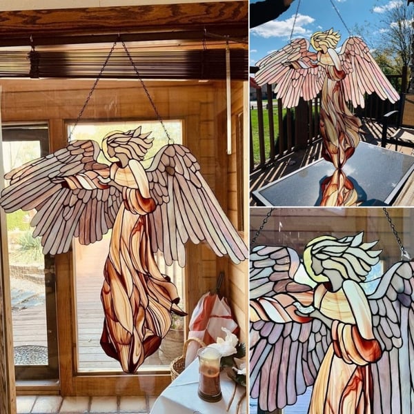 🔥Last Day Promotion-SAVE 50% OFF🔥Guardian Angel Window Panel Hangings-BUY 2 GET 10% OFF & FREE SHIPPING