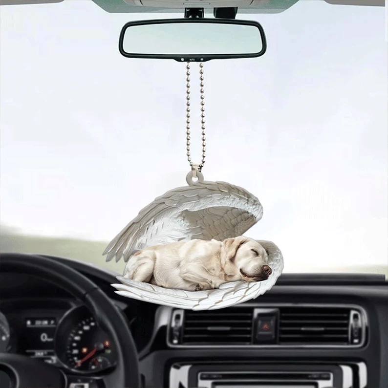 Dog Sleeping Angel Ornament | Dog Lovers Gift