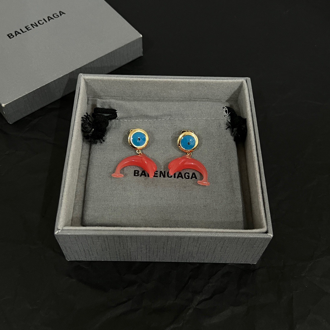 Balenciaga Dolphin Earrings