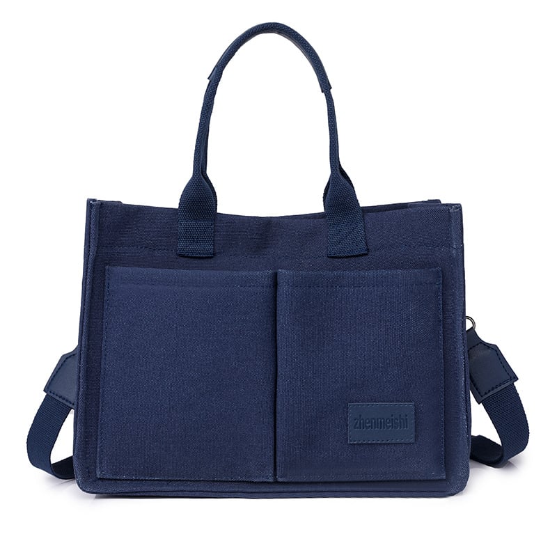 💖VALENTINE'S DAY SALE🔥Canvas Tote Bag Waterproof Nylon Multi Pocket Shoulder Bags Laptop Work Bag