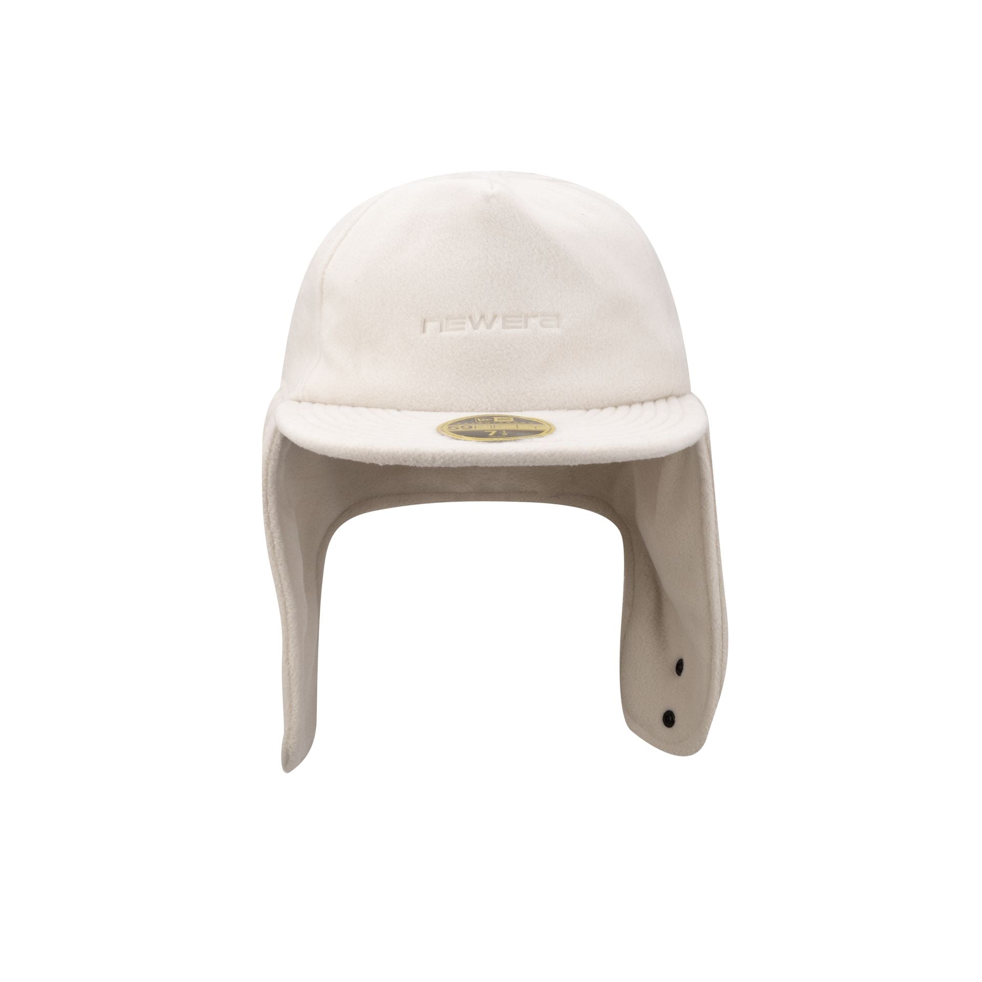 New Era Branded Vintage Stone Polartec Dog Ear Retro Crown 59FIFTY Fitted Hat