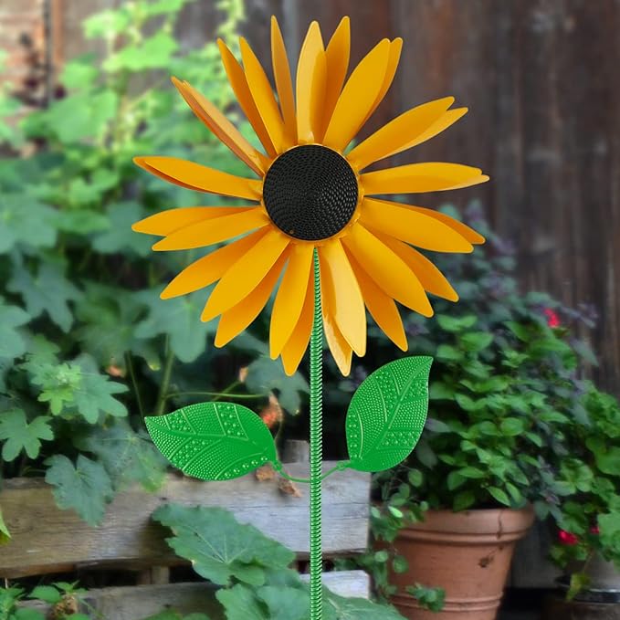 Sunflower Windmill Wind Spinners