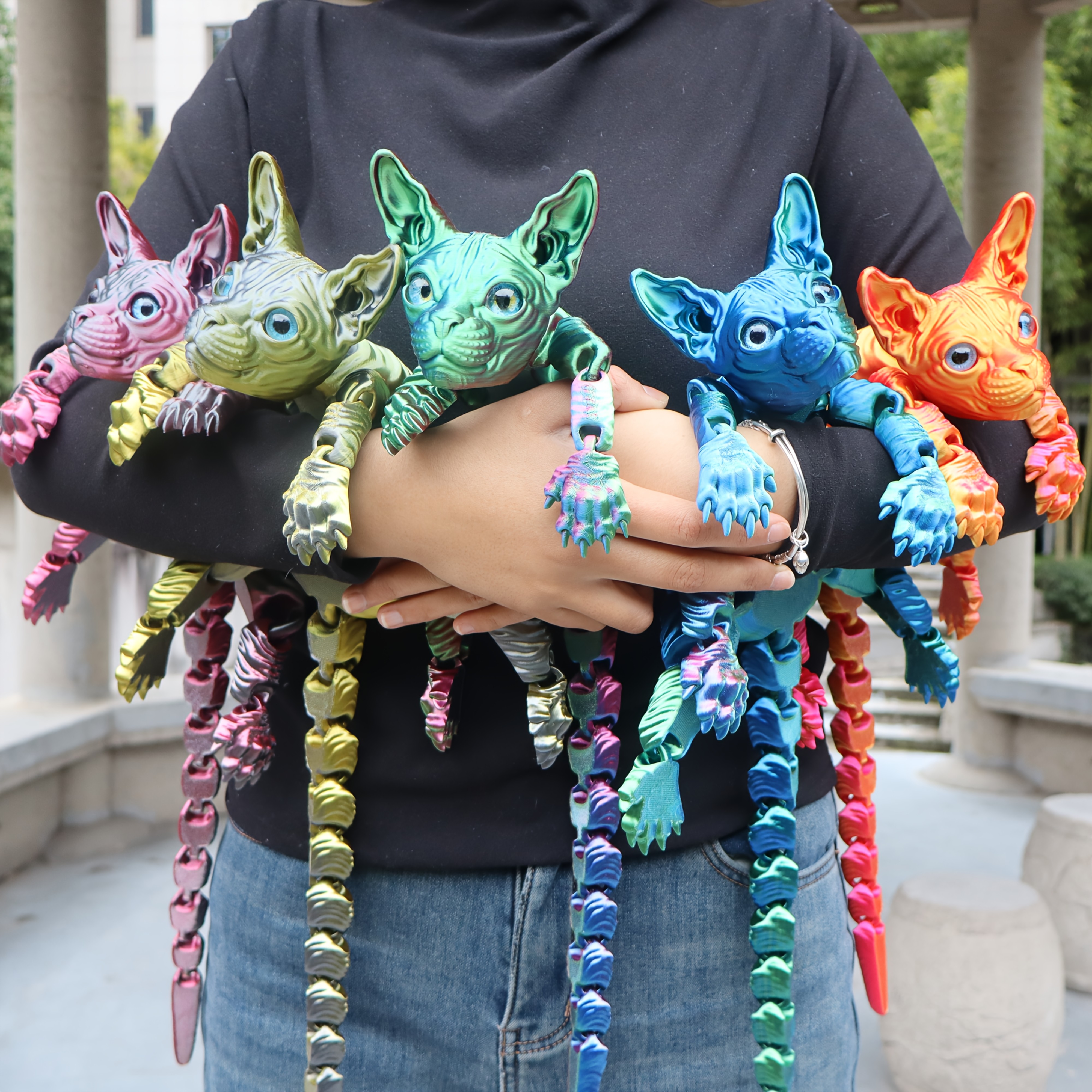🔥Last Day 50% OFF🔥50cm/19.69 inch 3D Printed Cat Fidget Toys