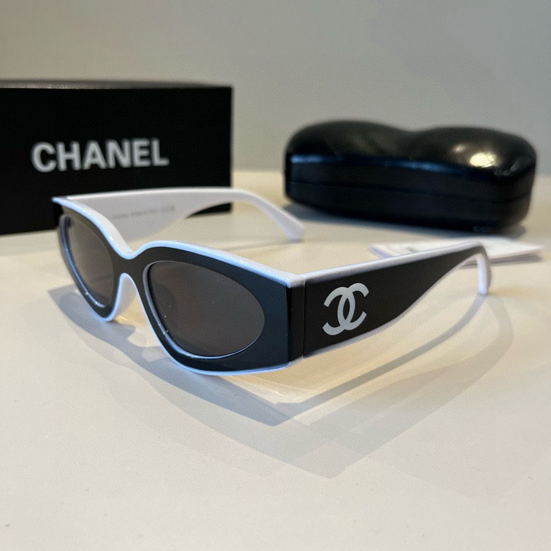 Chanel round frame sunglasses