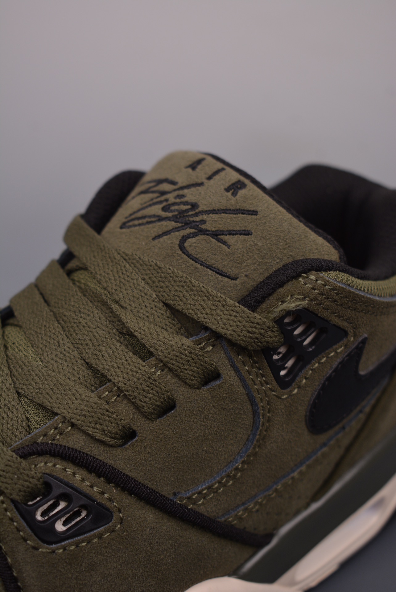 Nike Air Flight 89 Cargo Khaki Black FZ3045-300