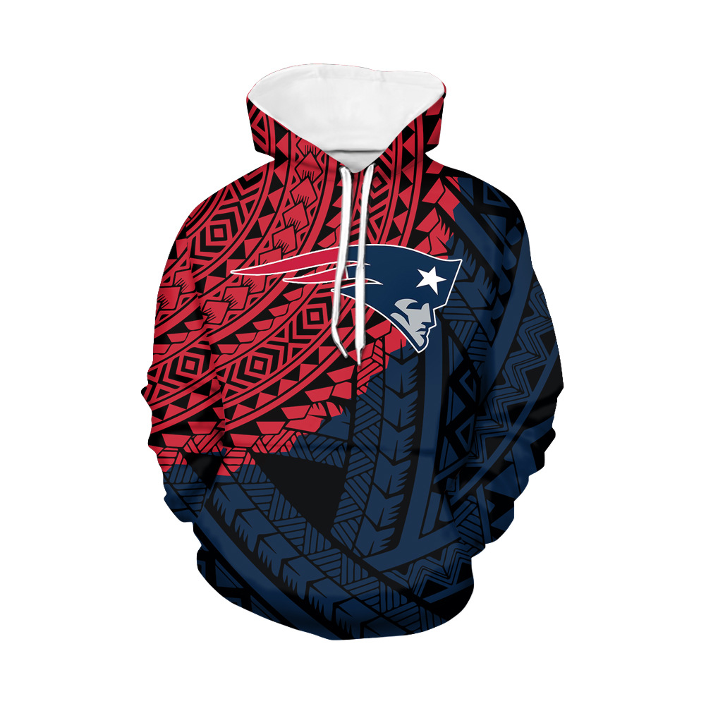 NEW ENGLAND PATRIOTS 3D HOODIE NOV04