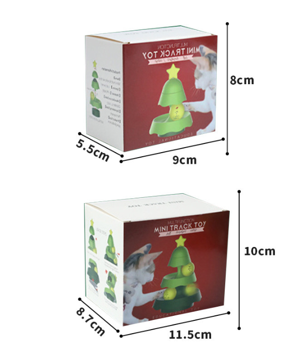 2024 Brand new cat toy Christmas tree carousel🔥（Special sale last day）