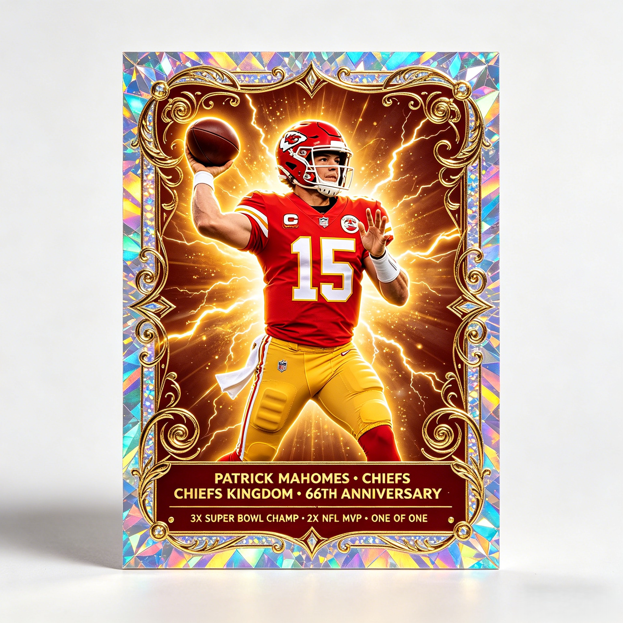 Kansas City Chiefs 66th Anniversary Collector Trading Card Set