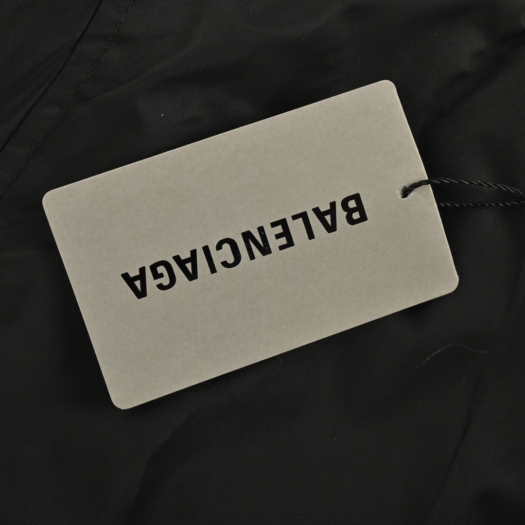 Balenciaga 24FW sleeve zippered cropped bomber jacket