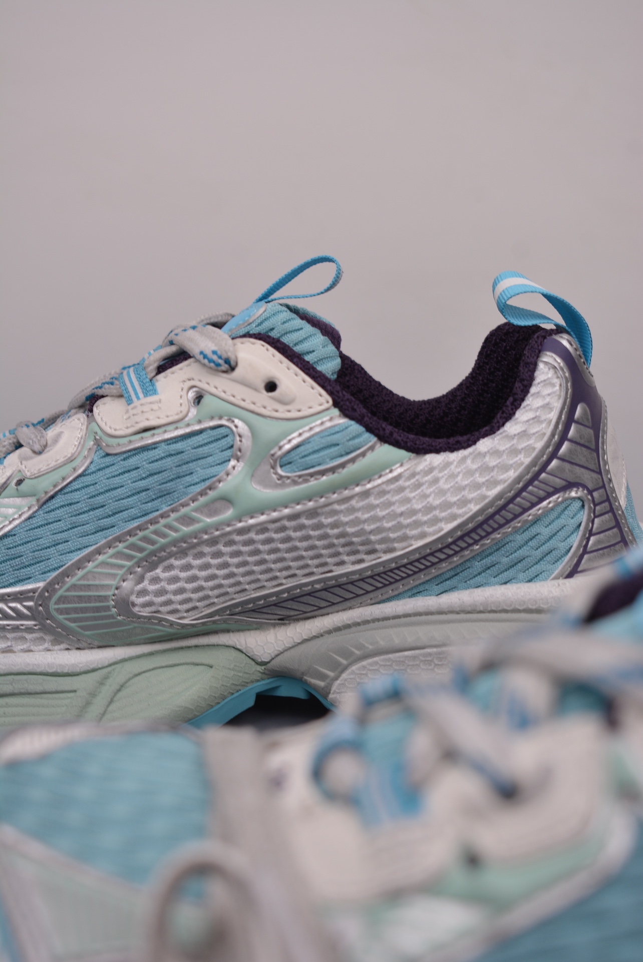 BALENCIAGA 3XL Sneakers Blue and White