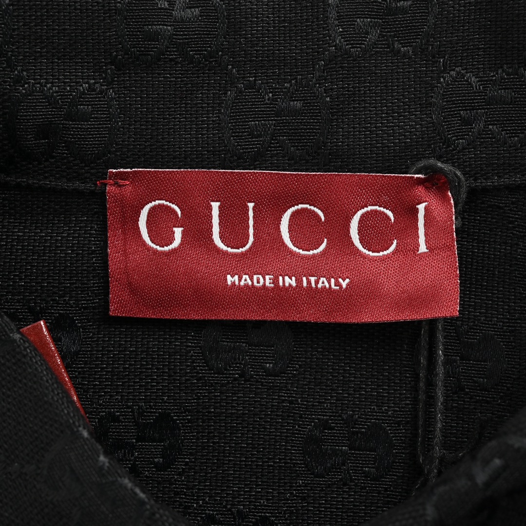 Gucci 24Fw all-over double G jacquard shirt jacket