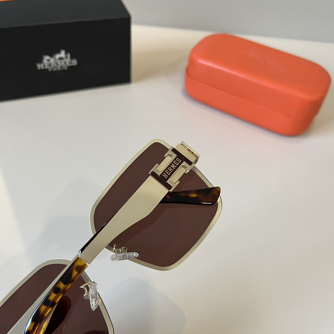 Hermes Square Frame Sunglasses