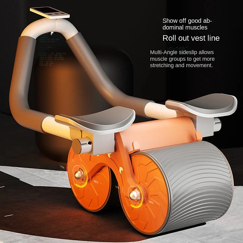 Hot Sale🔥Auto-rebound Ab Wheel with Elbow Support