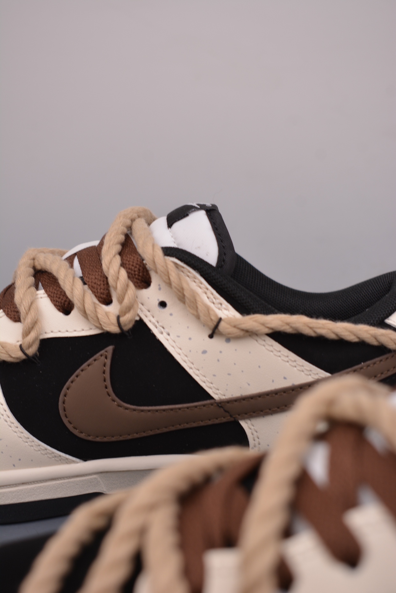 Nike SB Dunk Low Lot Panda White, Black and Brown Panda Graffiti DD1391-100