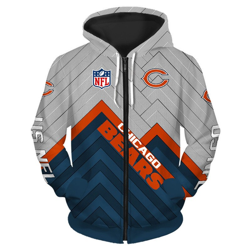 CHICAGO BEARS 3D HOODIE CCBB003