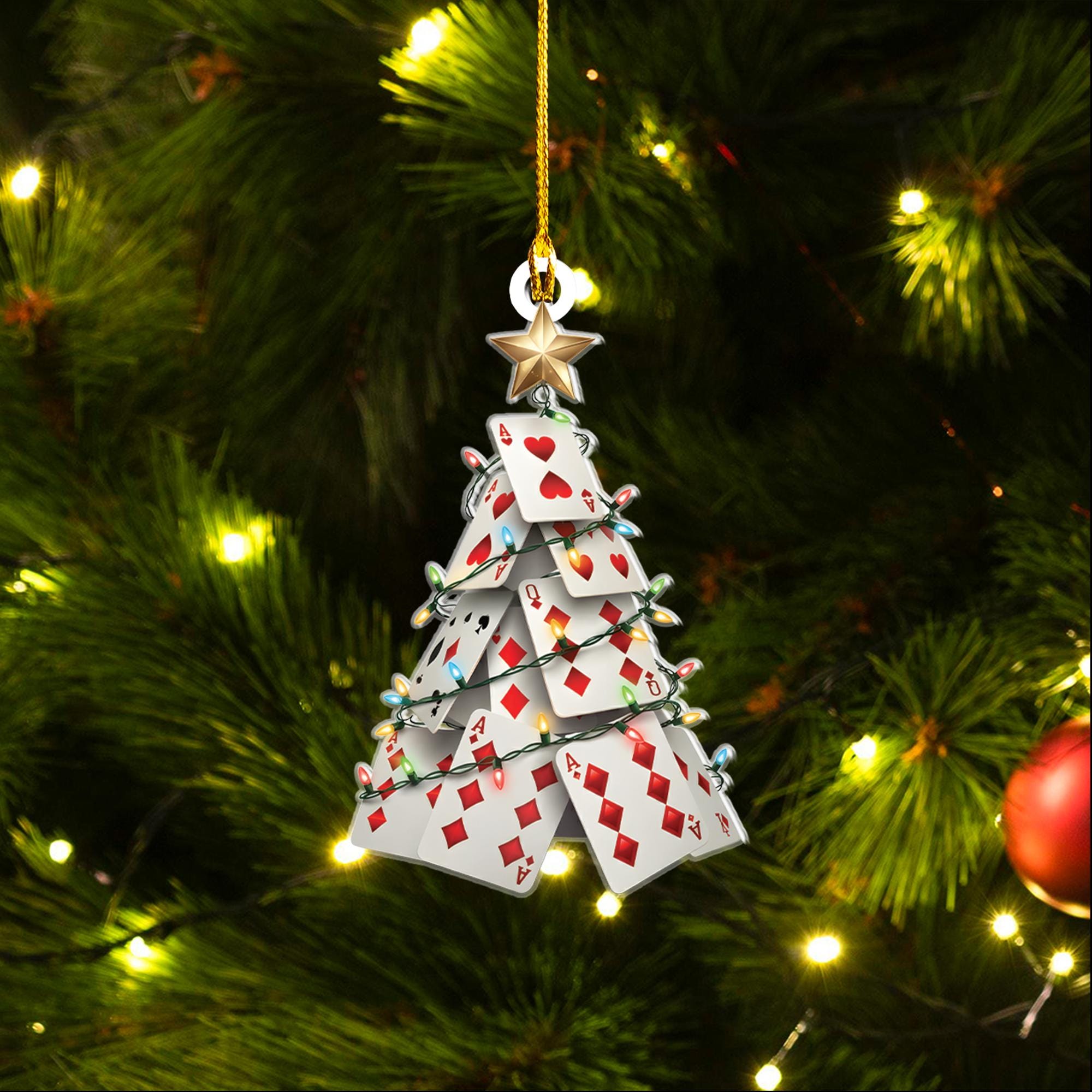 🃏🎄Christmas Gamecards Ornament