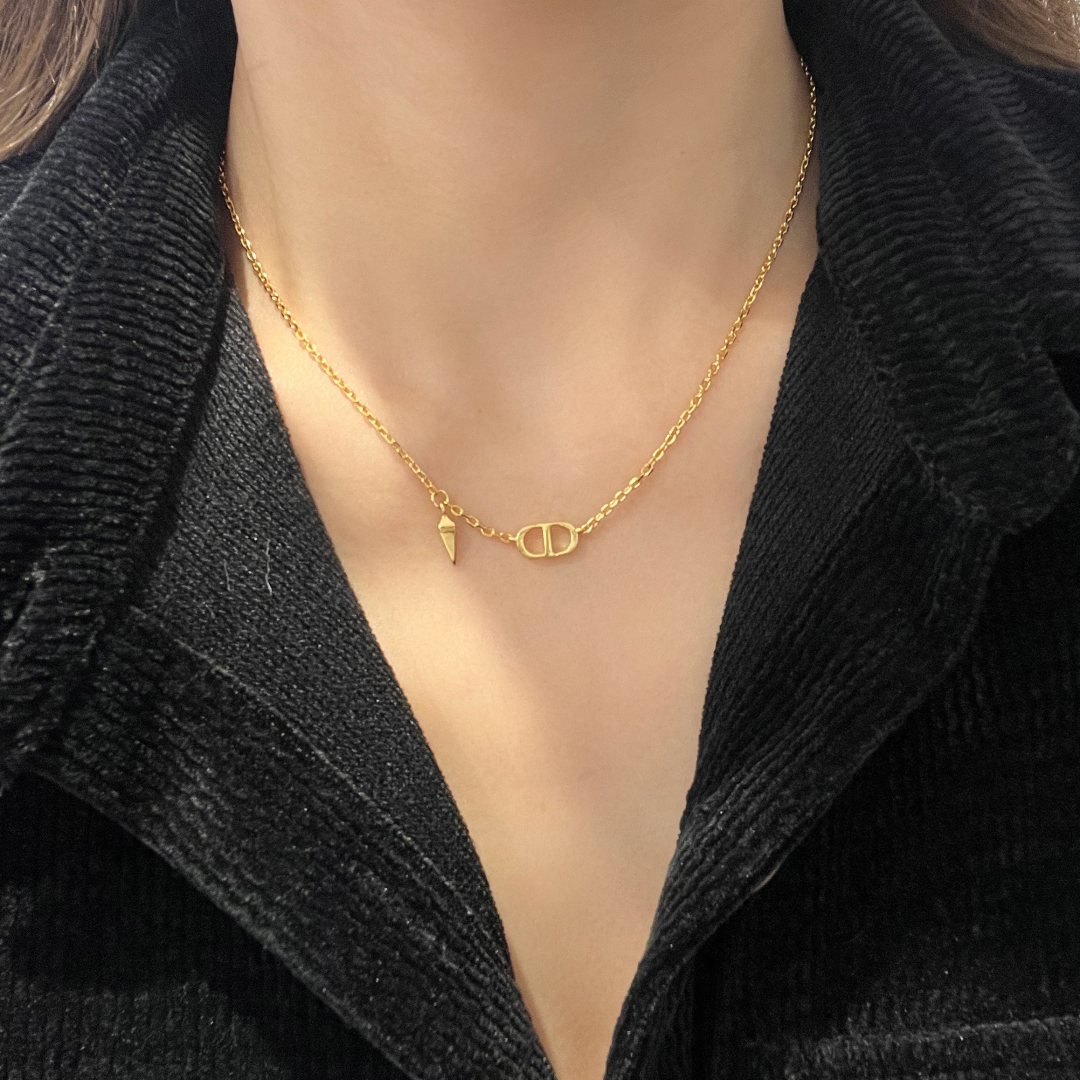 Dior CD chain necklace