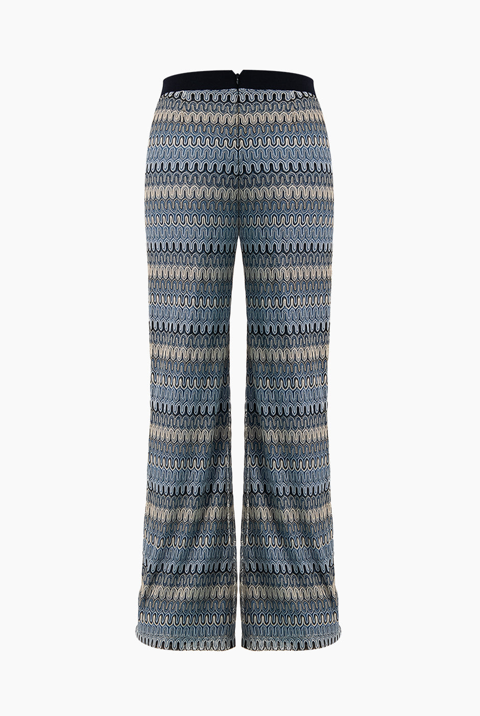 Pantalon de pierna amplia tejido