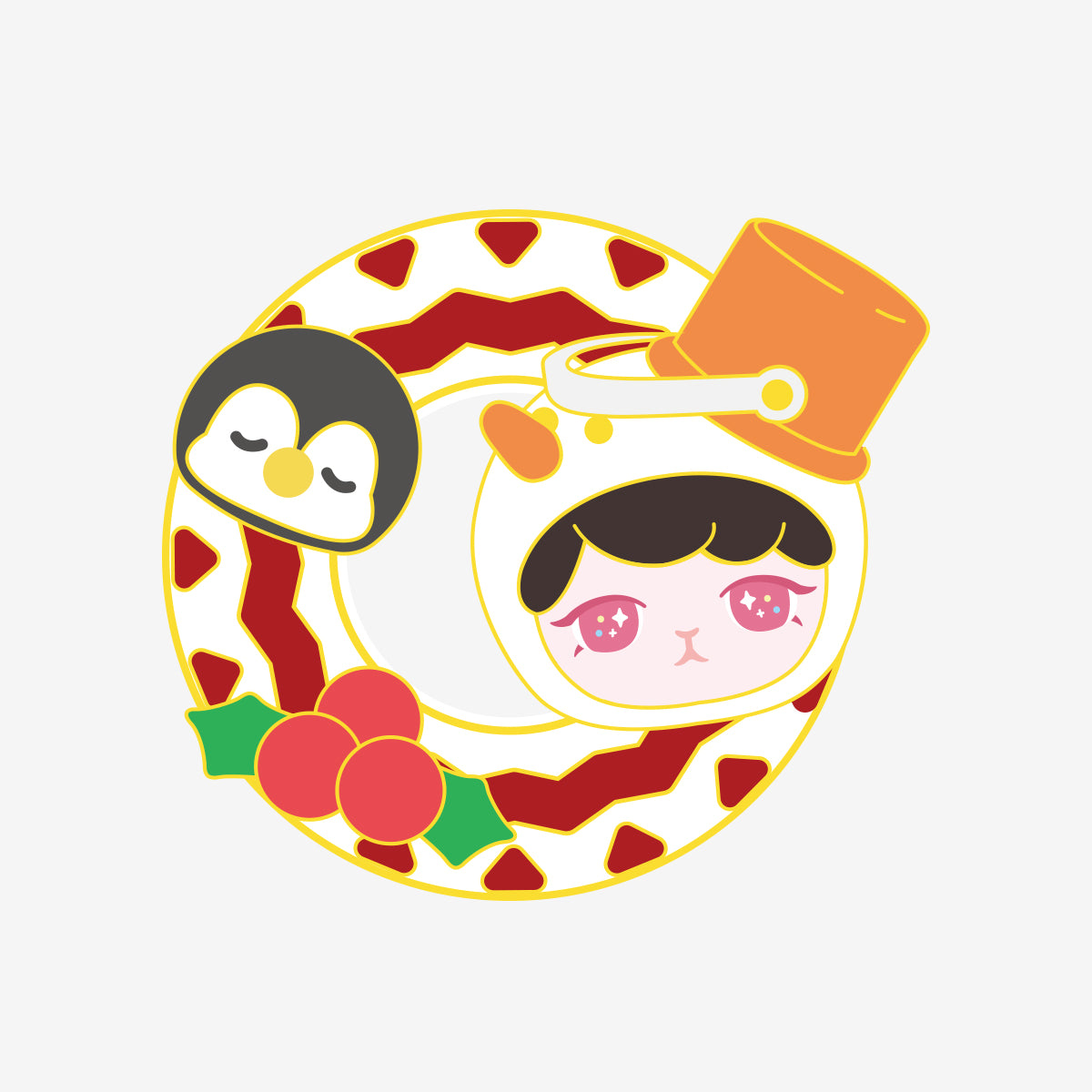 POP MART Bunny Christmas Series-Badge [1 Blind Box]