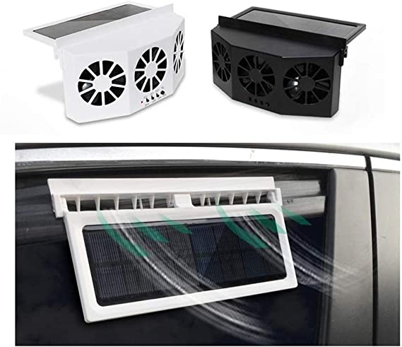(🔥Last Day Promotion-SAVE 60% OFF)-Solar Powered Car Radiator-ventilating fan