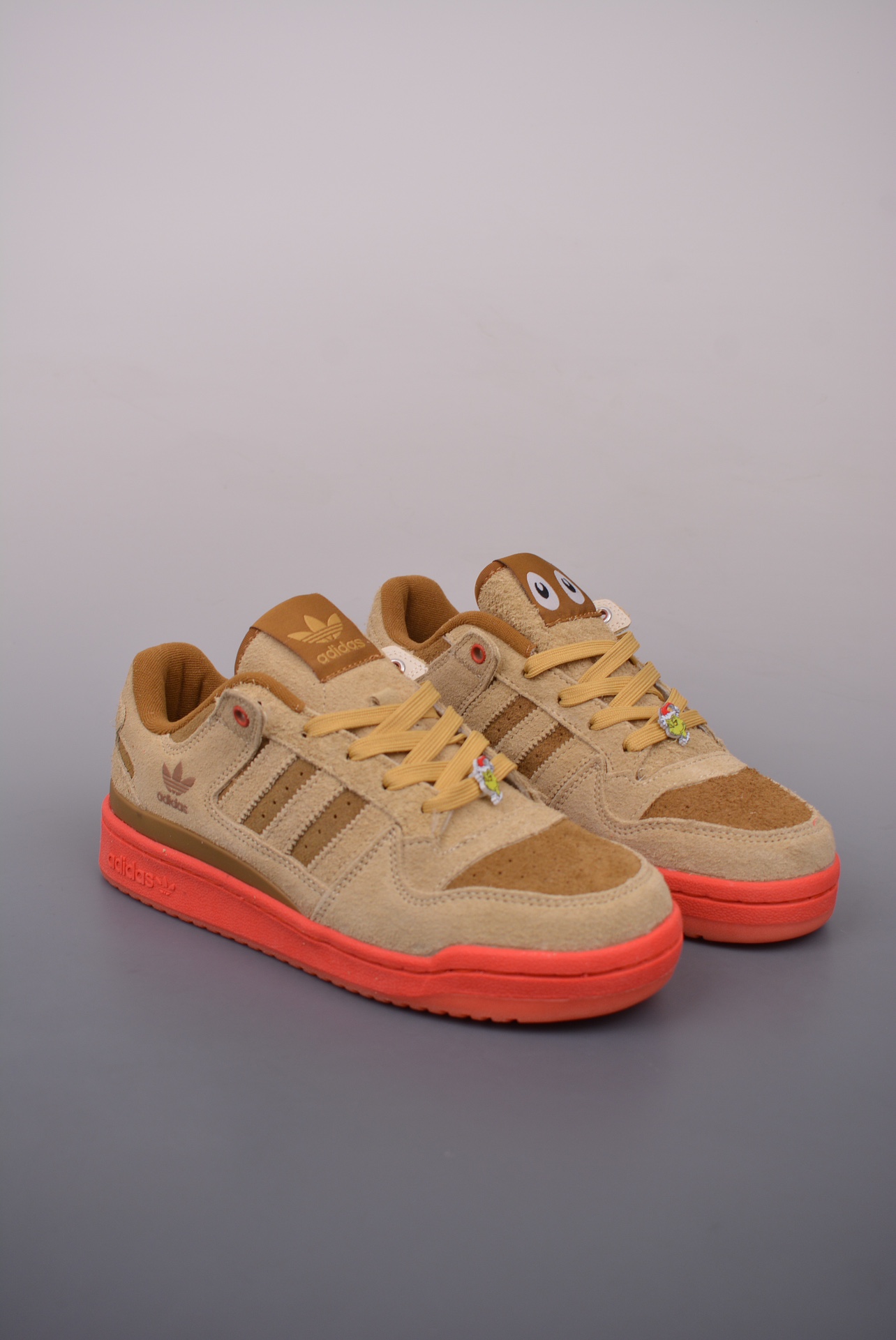 Adidas Forum Low CL THE GRINCH Dark Brown Red  ID8896