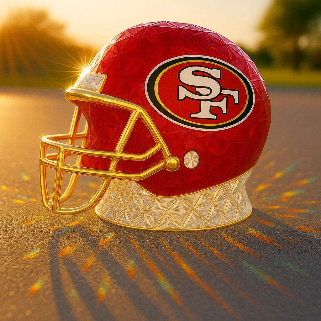 Legends in Crystal: The NFL Helmet Sculpture Series