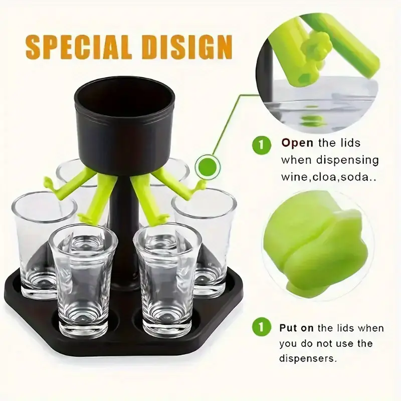 🍾🍾Party Gathering Beer Beverage Hexagon Dispenser🍻(comes with 6 free cups)
